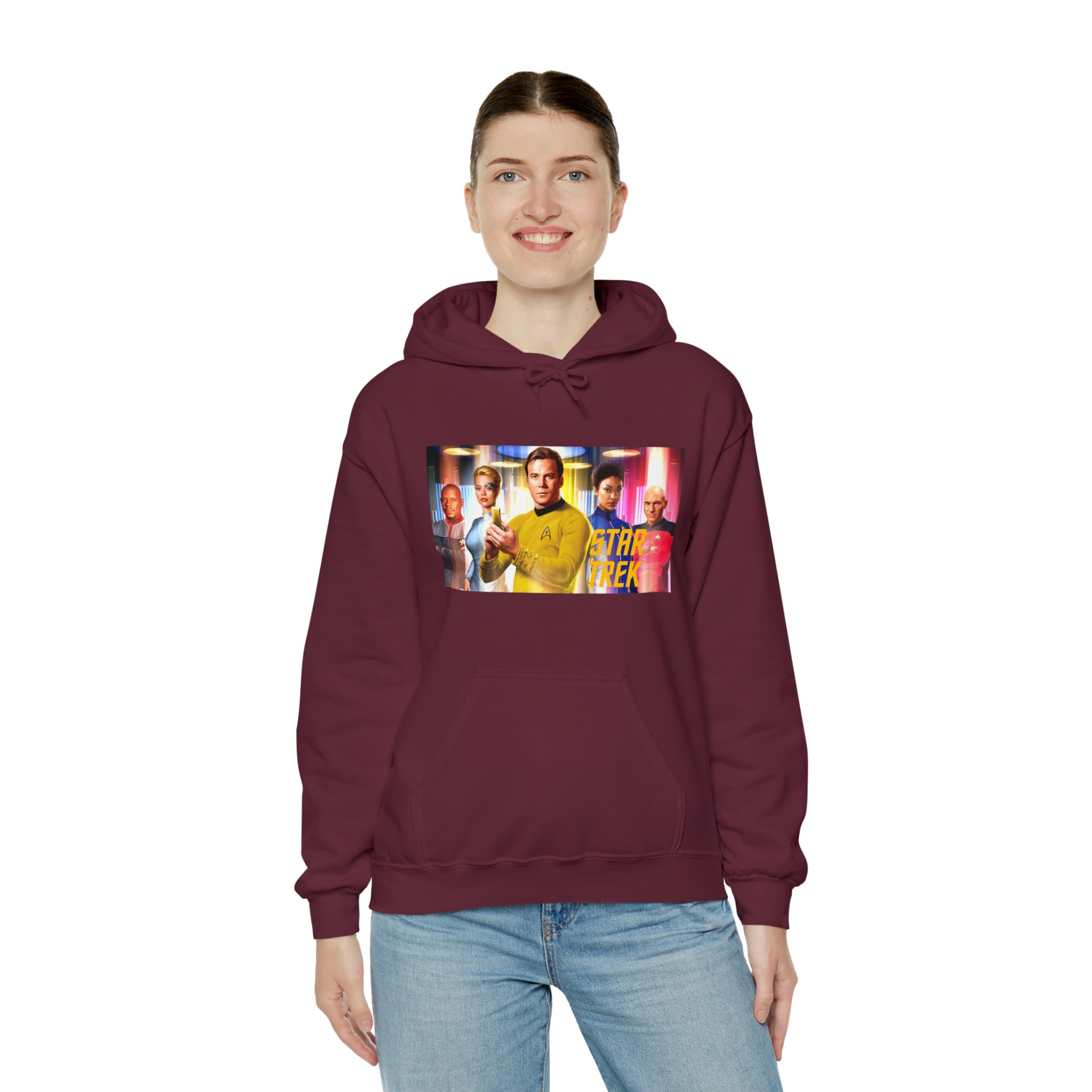 Star Trek- Unisex Heavy Blend™ Hooded Sweatshirt - Creations by Chris and Carlos